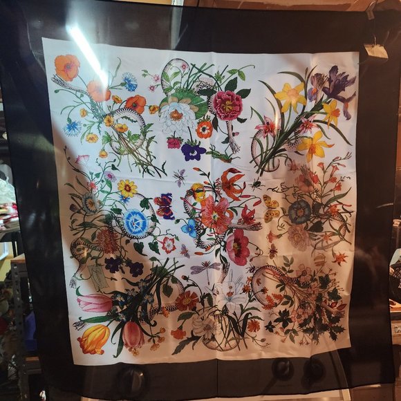 Gucci Silk Scarf - Picture 1 of 3